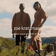 zoe kratzmann ad