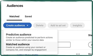 LinkedIn Matched Audience